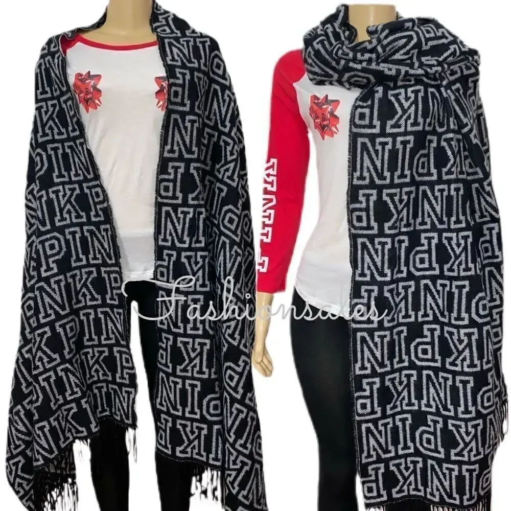 Victorias Secret PINK Cozy Blanket Large Scarf